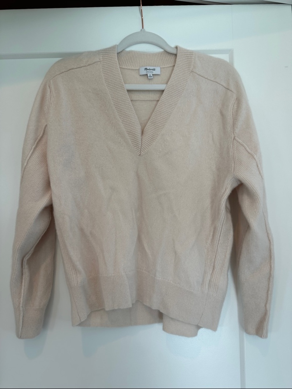 Madewell V-Neck Cashmere Sweater